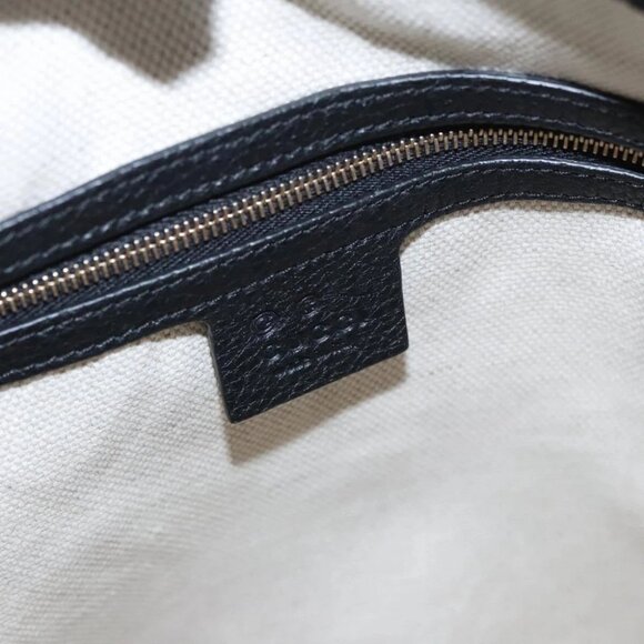 GUCCI Soho Hand Bag Leather Outlet 2way Black 308362 Auth mr900V - Picture 11 of 15